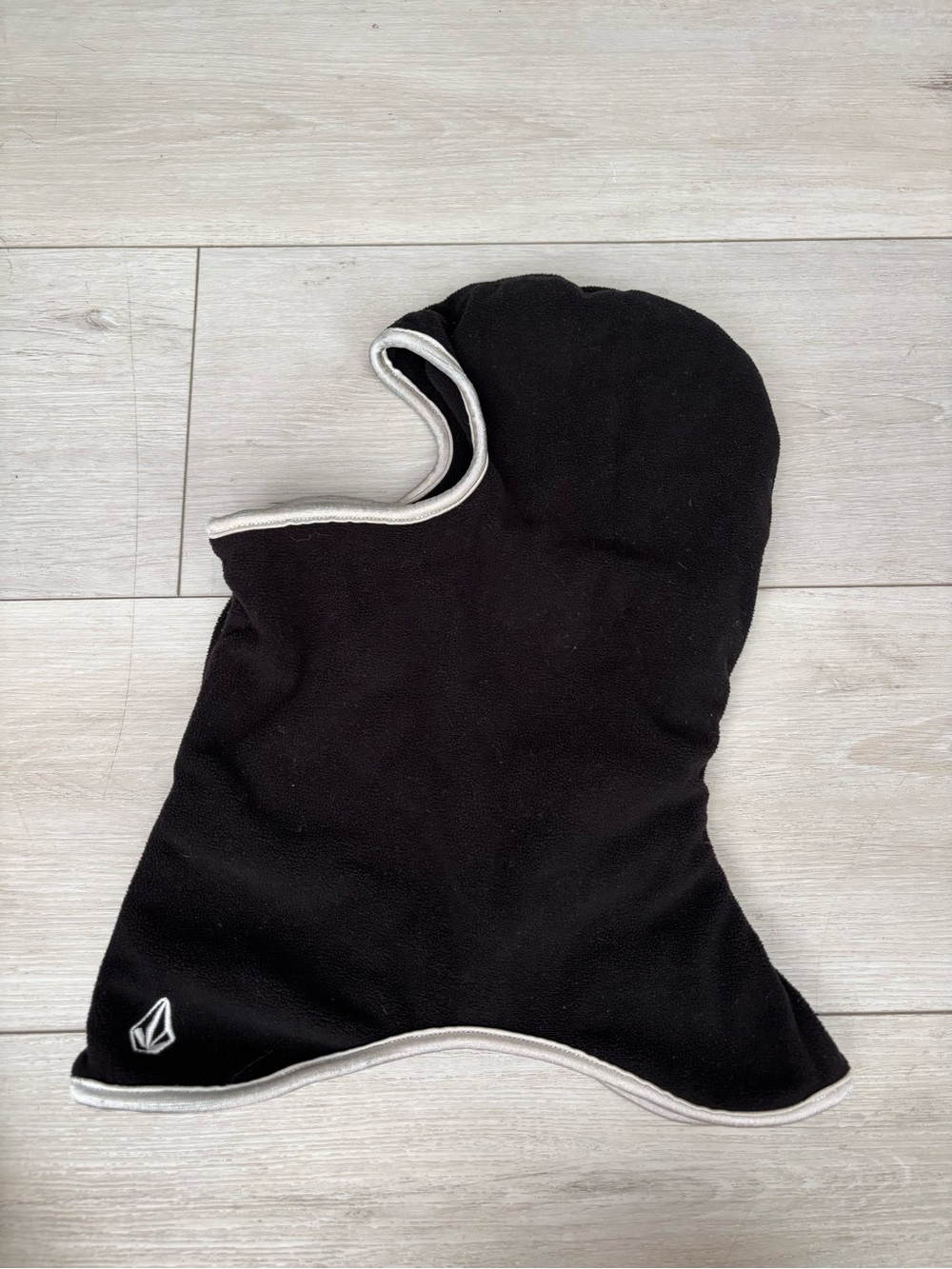 Volcom Black Balaclava with White Trim